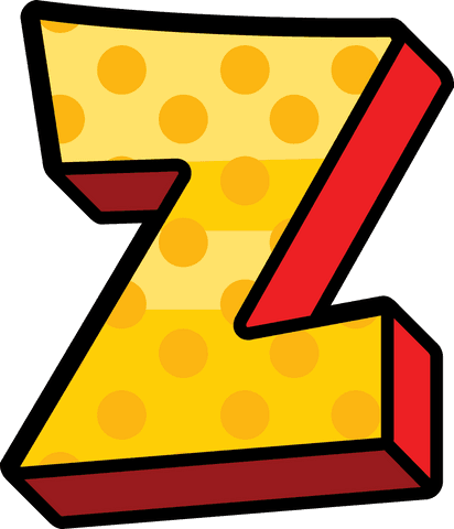 bold zigzag z with dotted design on transparent base - Download Free Stock Videos Pikwizard.com