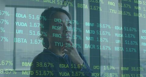 Businesswoman Contemplating Financial Data Projections - Download Free Stock Images Pikwizard.com