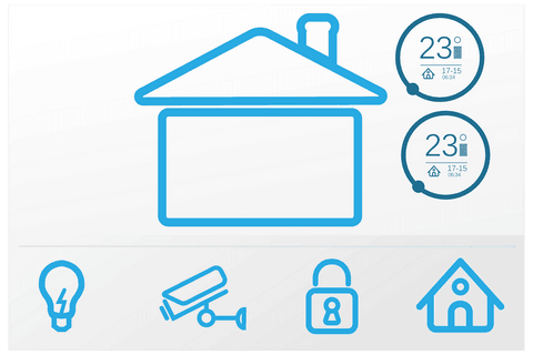 digital smart home interface illustration transparent background - Download Free Stock Videos Pikwizard.com