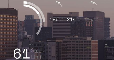Financial Data Analysis in Urban Skyline - Download Free Stock Images Pikwizard.com