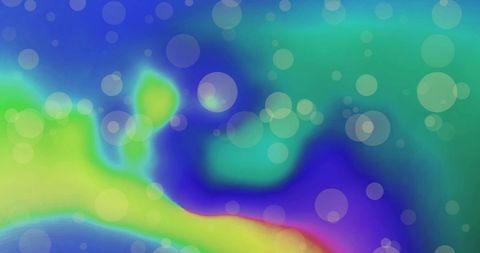 Abstract Light Orbs with Vibrant Blurred Spectrum Background - Download Free Stock Images Pikwizard.com