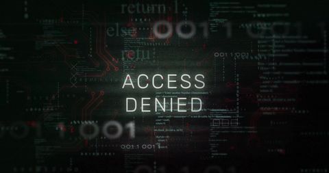 Cybersecurity Warning with Digital Data and Code - Download Free Stock Images Pikwizard.com