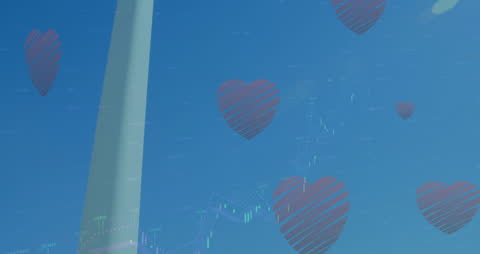 European Union Flag with Technology Background and Cityscape