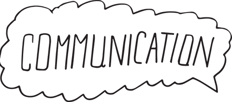 Transparent hand-drawn communication speech bubble clipart