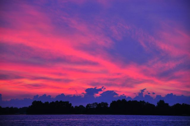 Purple pink sunset  - Download Free Stock Photos Pikwizard.com
