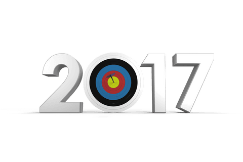 2017 New Year Digital Anniversary Visual on Transparent Background - Download Free Stock Videos Pikwizard.com