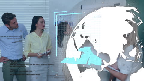 Global Data Processing in Modern Office Setting