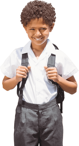 happy school student with transparent background - Download Free Stock Videos Pikwizard.com