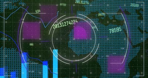 Futuristic Global Digital Interface with Data Insights - Download Free Stock Images Pikwizard.com