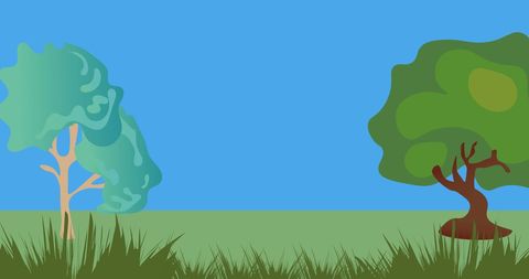 Breast Cancer Awareness Concept with Pink Ribbon and Tree Symbols