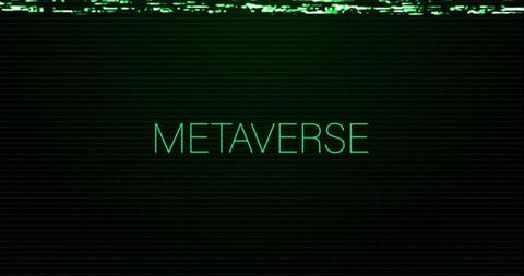 Glitched Metaverse Text with Digital Interference Effect - Download Free Stock Images Pikwizard.com