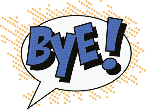 Comic Style Speech Bubble Saying Bye Transparent Background - Download Free Stock Videos Pikwizard.com