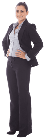 Happy Businesswoman Smiling Confidently in Business Suit - Download Free Stock Videos Pikwizard.com
