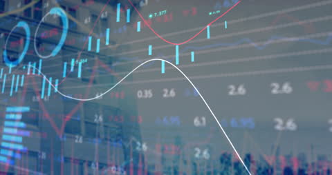 Modern Business Data and Financial Analytics Overlay
