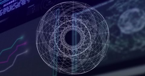 Digital Data Sphere with Global Business Interface - Download Free Stock Images Pikwizard.com