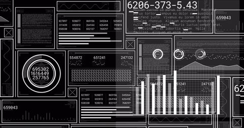 Abstract Digital Interface with Data Analysis Visualizations - Download Free Stock Images Pikwizard.com