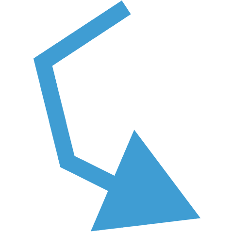 Blue Geometric Arrow Vector on Transparent Background - Download Free Stock Videos Pikwizard.com