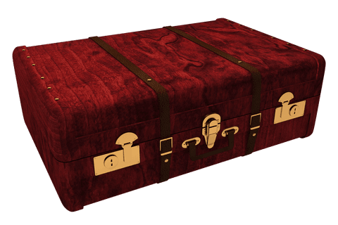 vintage wooden suitcase illustration on transparent background - Download Free Stock Videos Pikwizard.com