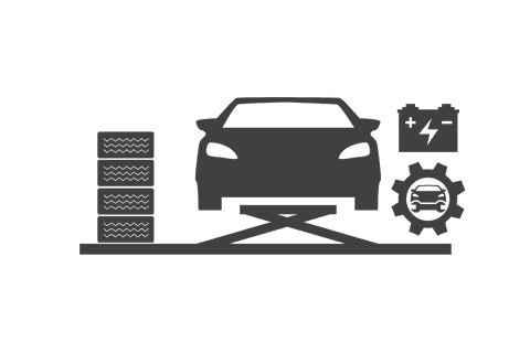 Car Illustration with Tools in Transparent Design - Download Free Stock Videos Pikwizard.com