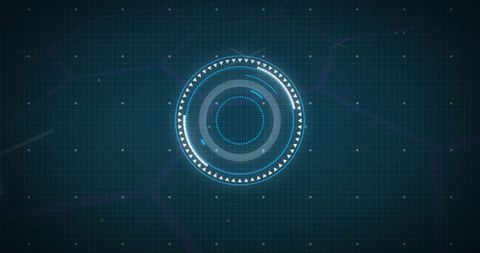 Futuristic Digital Interface with Targeting Circles - Download Free Stock Images Pikwizard.com