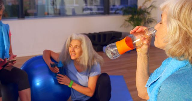 Active Seniors Exercising in Fitness Class - Download Free Stock Images Pikwizard.com