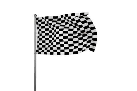 transparent race checkered flag on pole illustration - Download Free Stock Videos Pikwizard.com