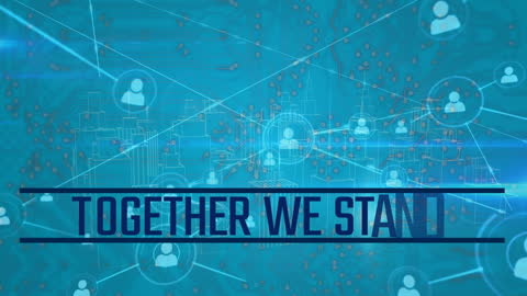 Digital Networking Concept with Inspirational Message