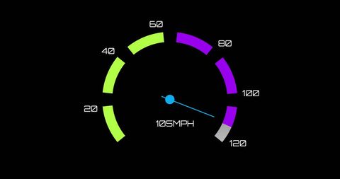 Digital Speedometer GUI Display with Tech Interface - Download Free Stock Images Pikwizard.com