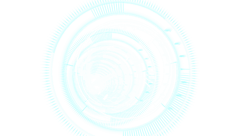 futuristic transparent blue digital tech circle graphics - Download Free Stock Videos Pikwizard.com