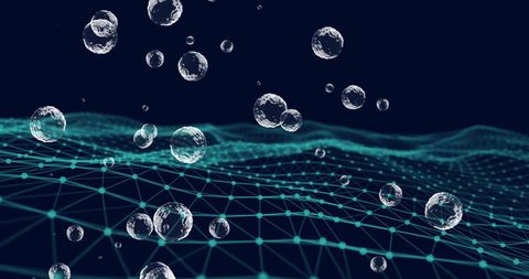 Abstract Blockchain Network with Digital Interconnections - Download Free Stock Images Pikwizard.com
