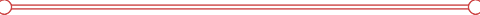 Transparent red line with circular ends vector design
