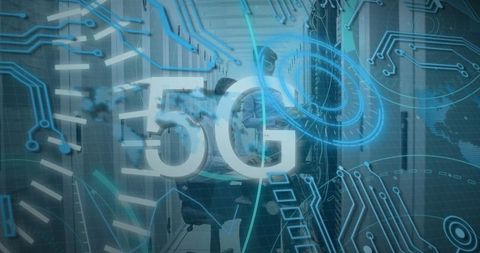 Advanced 5G Network Technology with Global Connectivity Theme - Download Free Stock Images Pikwizard.com