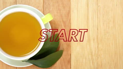 Digital Invitation to Learn with Tea and Text Overlay