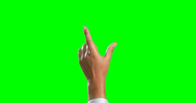 Hand Pointing Up Green Screen Background - Download Free Stock Images Pikwizard.com