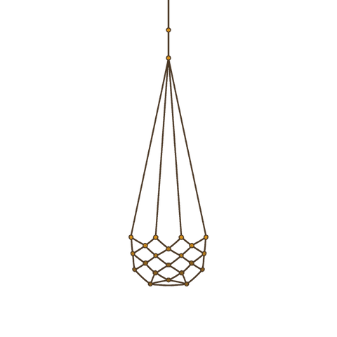 transparent boho macramé plant hanger design for minimalist decor - Download Free Stock Videos Pikwizard.com