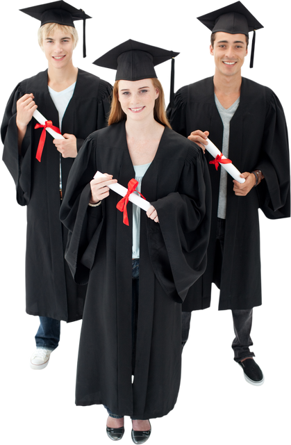 Transparent Group of Graduates Celebrting Academic Achievement - Download Free Stock Videos Pikwizard.com