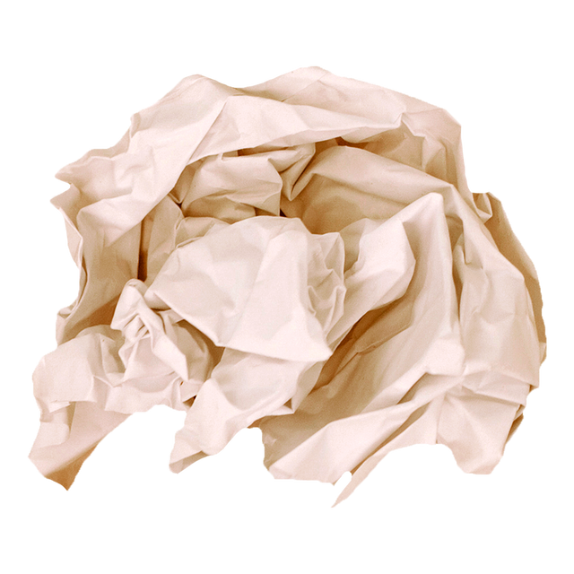 Crumpled Transparent Ball of White Paper on White Background - Download Free Stock Videos Pikwizard.com