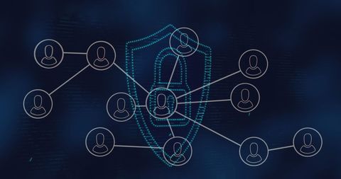 cyber security network technology background - Download Free Stock Images Pikwizard.com