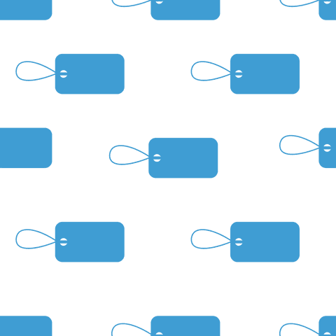 seamless pattern of blue gift tags on transparent background - Download Free Stock Videos Pikwizard.com