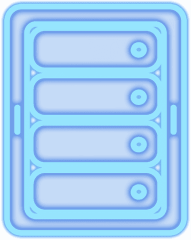 transparent vector server icon illustration in blue tones - Download Free Stock Videos Pikwizard.com