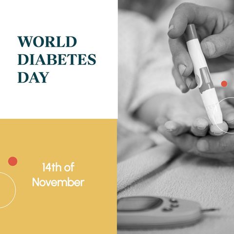 World Diabetes Day Awareness Concept with Insulin Pen - Download Free Stock Templates Pikwizard.com