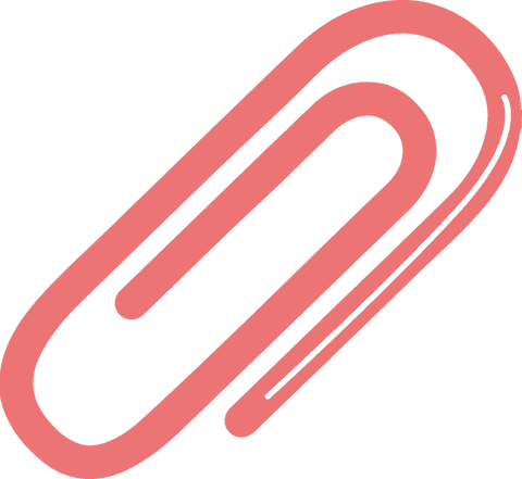 Coral Paperclip Floating on Transparent Background Vector Graphic - Download Free Stock Videos Pikwizard.com