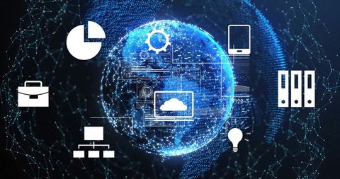 Global digital data processing and technology interface