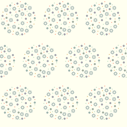 floral circle pattern on yellow and transparent background - Download Free Stock Videos Pikwizard.com