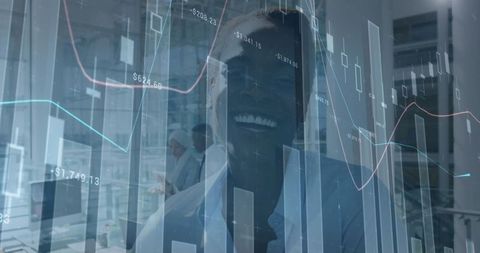 Businesswoman Analyzing Financial Statistics in Modern Office - Download Free Stock Images Pikwizard.com
