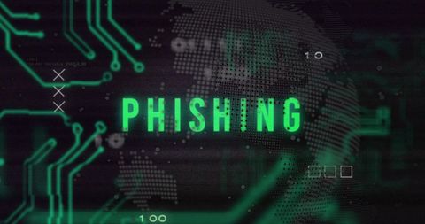 Network Security Digital Concept with Phishing Text - Download Free Stock Images Pikwizard.com
