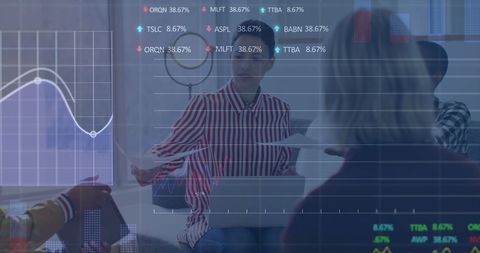 Businesswomen Discussing Financial Growth Data Charts - Download Free Stock Images Pikwizard.com