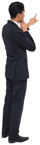 Businessman Pointing with Finger Transparent Background - Download Free Stock Videos Pikwizard.com