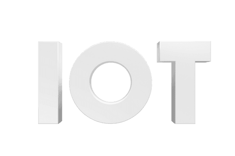 White IoT Text on Transparent Background Digital Illustration - Download Free Stock Videos Pikwizard.com