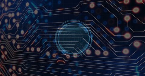 futuristic digital network with data communication patterns - Download Free Stock Images Pikwizard.com